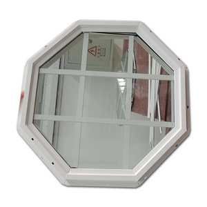 2022 Latest high quality  soundproofing elegant  fixed bay windows design UPVC window for sale