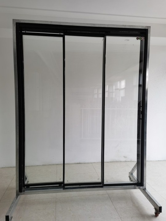 French Style Large Double Glazed Glass Stacker Exterior Balcony Outdoor Horizontal Patio Sliding Doors