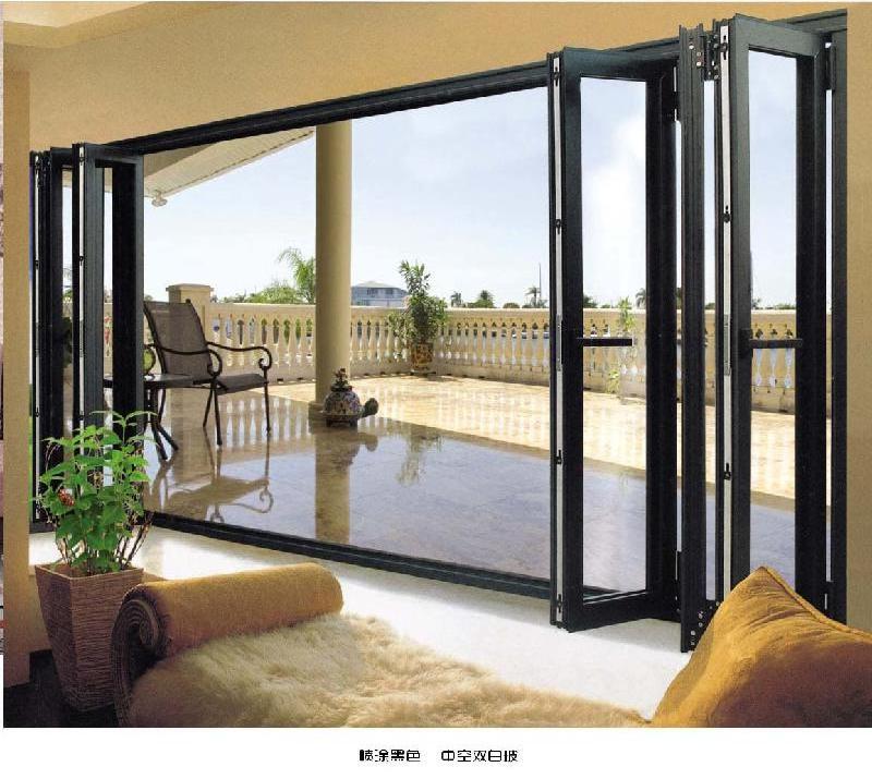 French Style Large Double Glazed Glass Stacker Exterior Balcony Outdoor Horizontal Patio Sliding Doors