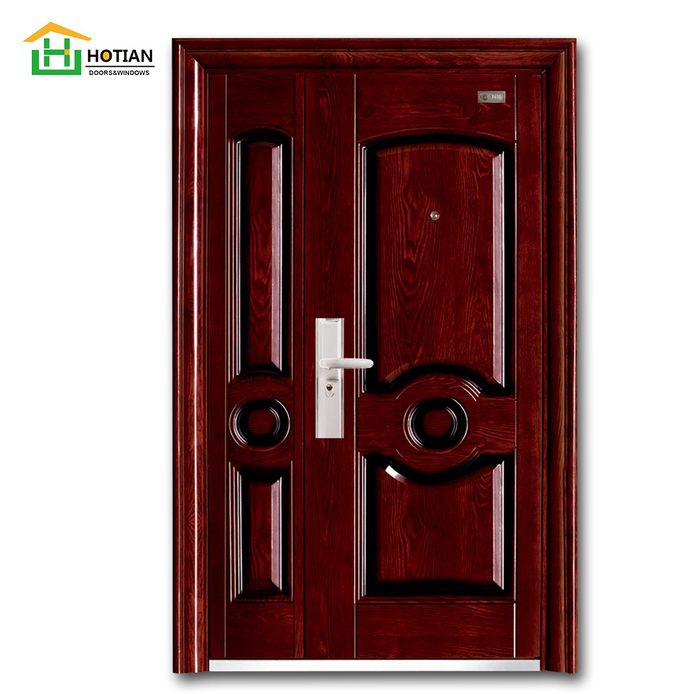 China Factory Price House Front Door Design Wholesale Cheap Exterior Security Steel Door