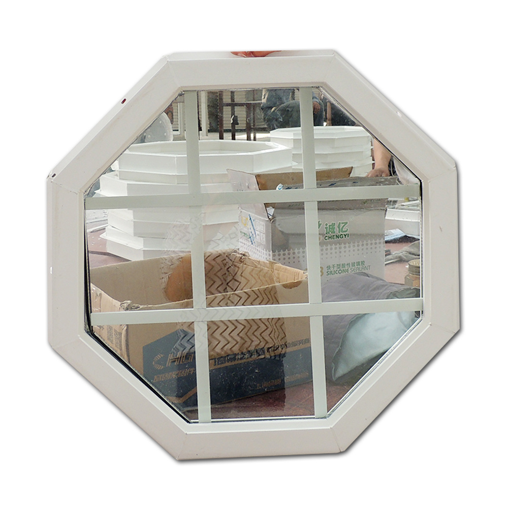 2022 Latest high quality  soundproofing elegant  fixed bay windows design UPVC window for sale