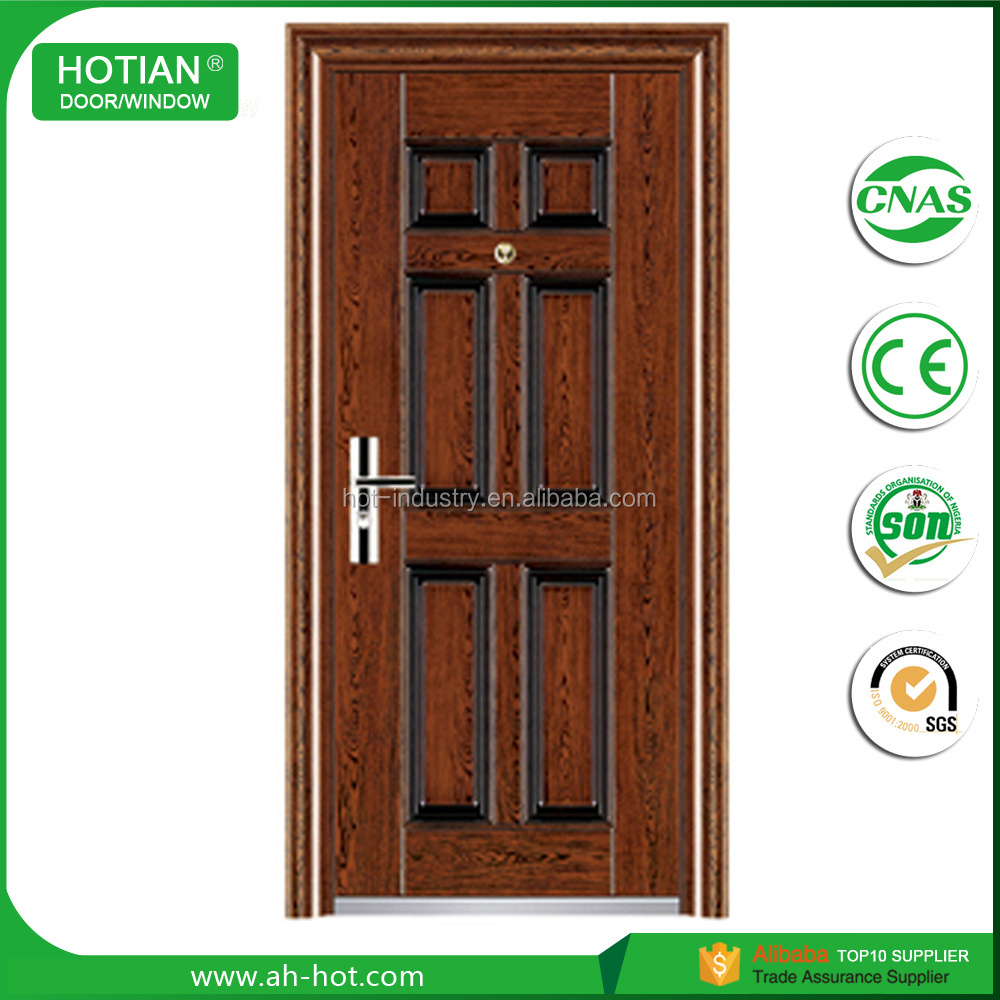 China Suppliers Asian 24 Inches Exterior Safety Door Pictures Front iron safety door design