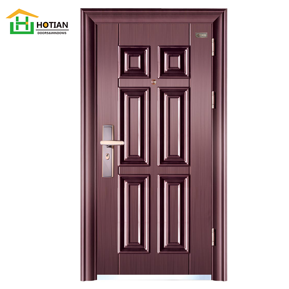 High quality for bullet proof security 8 panel entry stainless steel door for hot sale