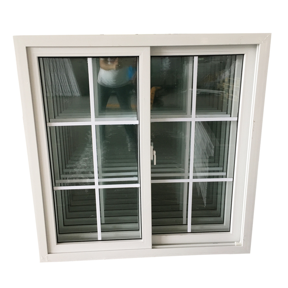 China suppliers American Standard upvc windows/pvc Sliding  window impact resistant windows prices