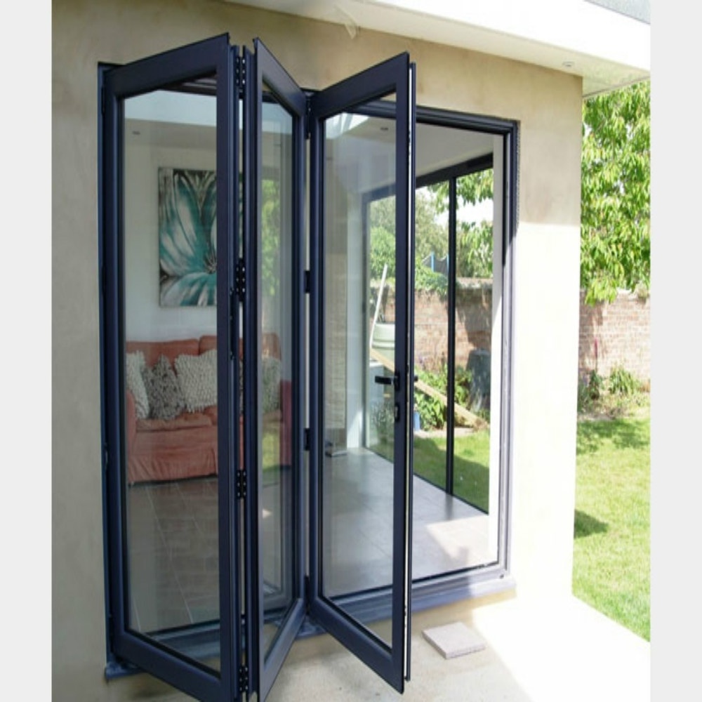 recommend folding  white automatic swing door shower glass enclosures folding doors with roller