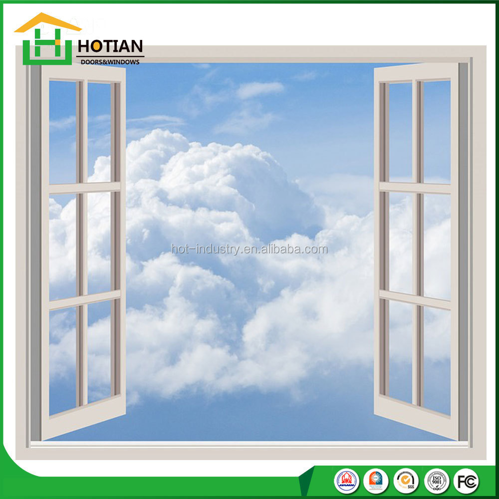 Window Design Latest Windows Grill Design High Quality UPVC Window Casement pvc sliding glass window with mosquito net