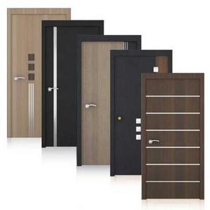 Modern Vietnam Interior Door Ash Veneer Wood Molded Door