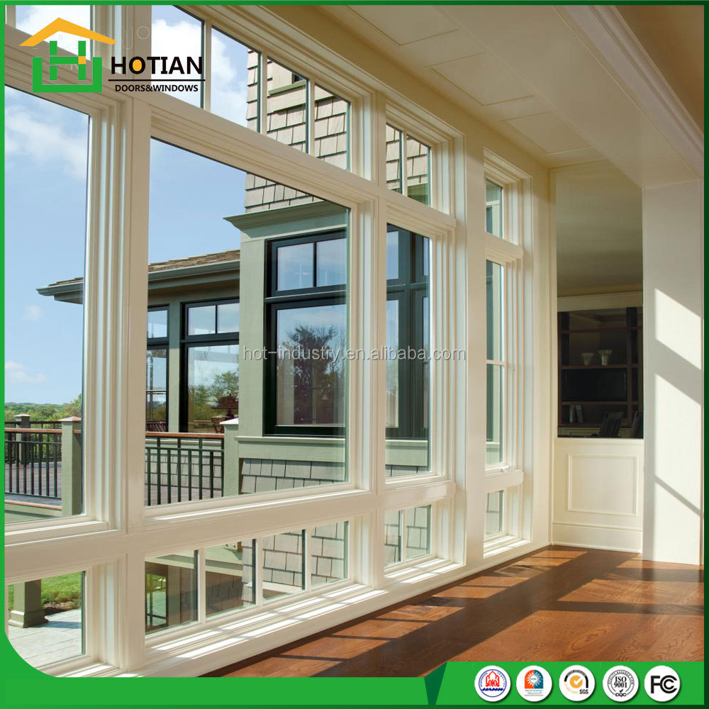 Window Design Latest Windows Grill Design High Quality UPVC Window Casement pvc sliding glass window with mosquito net