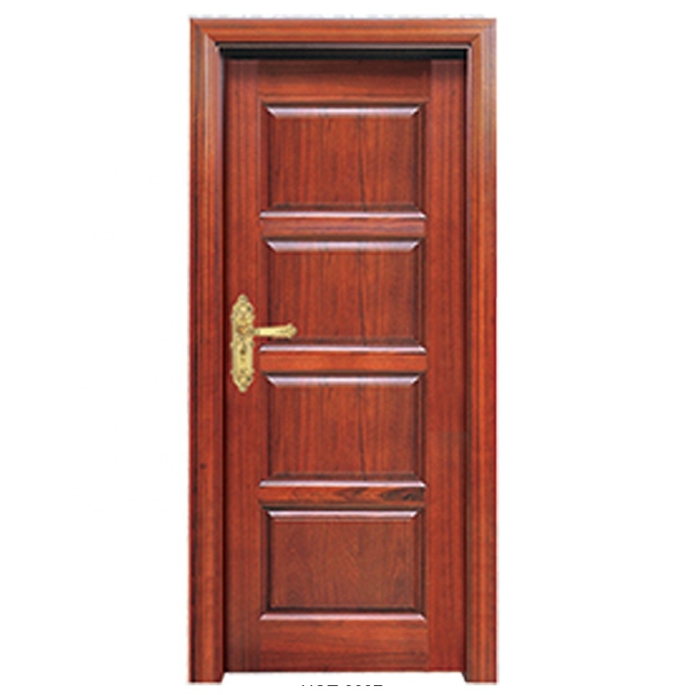 Fancy solid teak wood main door carving designs models for interior villa room door wooden door