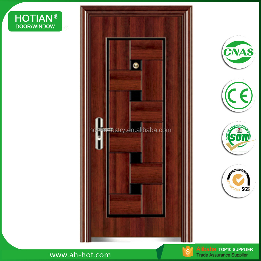 China Suppliers Asian 24 Inches Exterior Safety Door Pictures Front iron safety door design