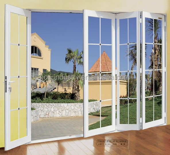 recommend folding  white automatic swing door shower glass enclosures folding doors with roller