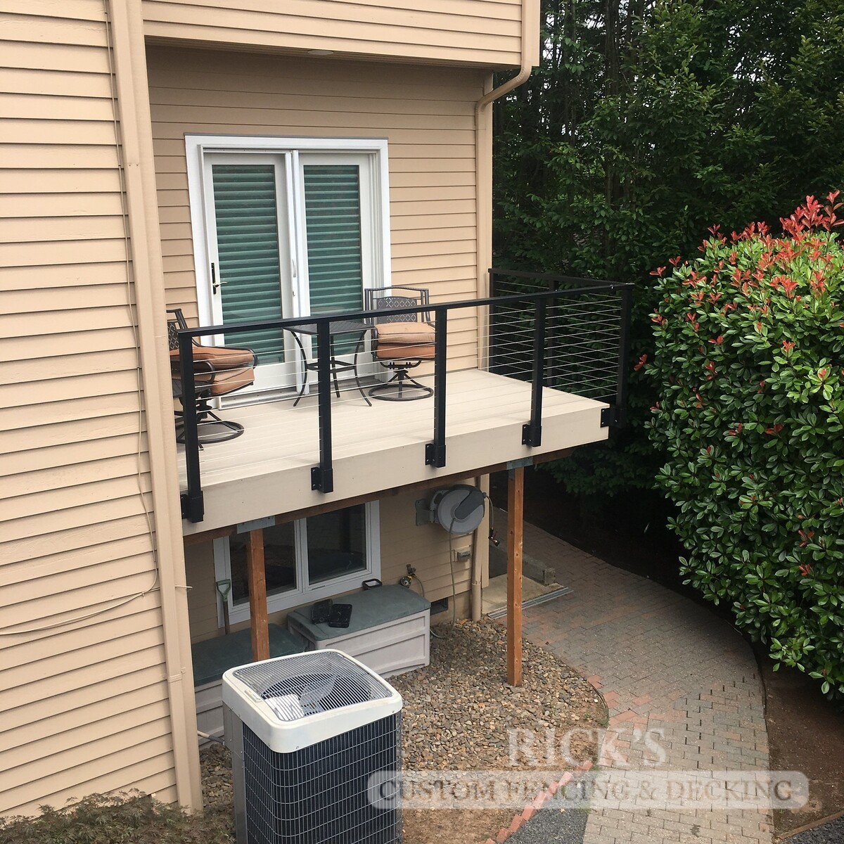 Stairs railing black stainless steel aluminum wire railing handrail vertical cable railing systems for decks