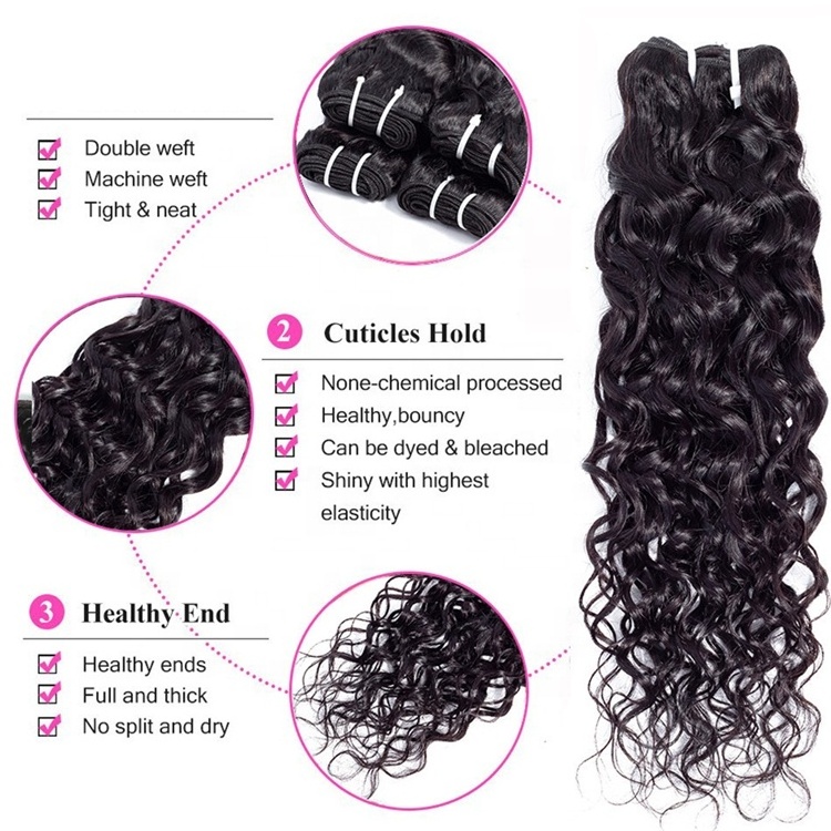 10a Human Virgin Hair Bundle Vendors,Wholesale Raw Peruvian Virgin Hair Extension,100% Cuticle Aligned Water Wave Hair Weave