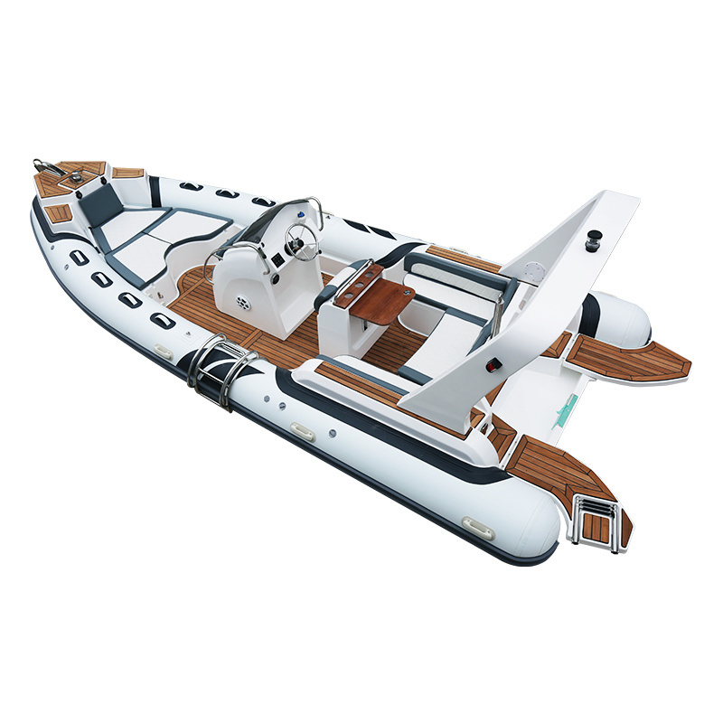 inflatable boat fiberglass floor fishing inflatable rib boats with CE certification