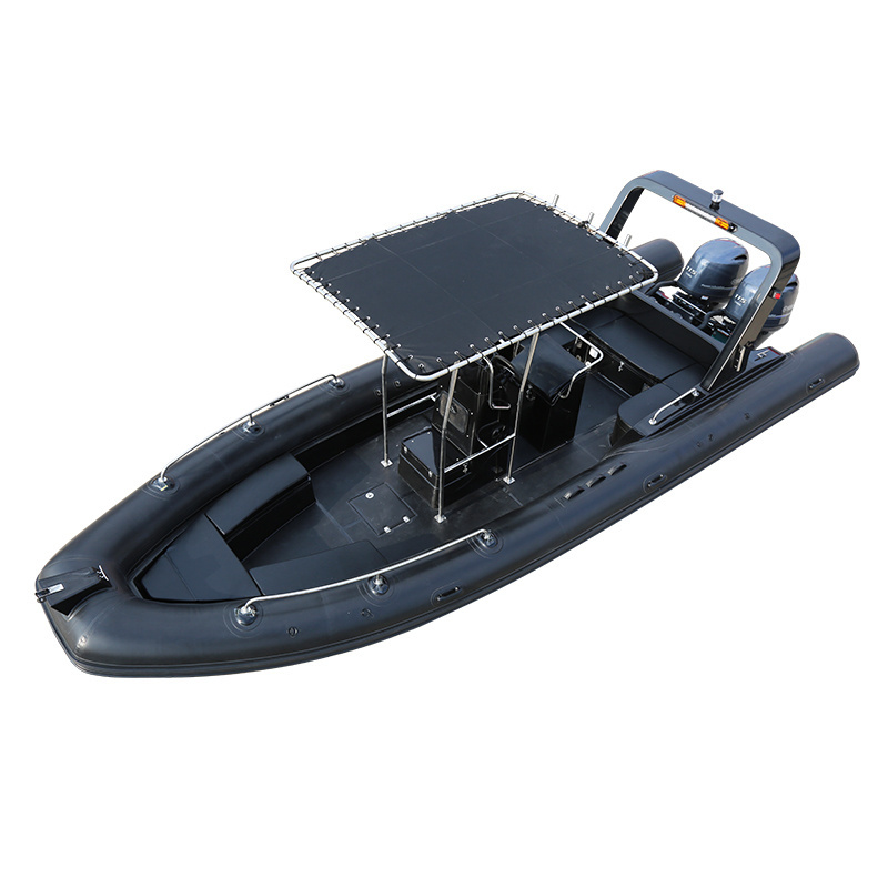 Haote  RIB 760 Aluminium Hull Orca Hypalon Cruising Inflatable rib Boat For Sale