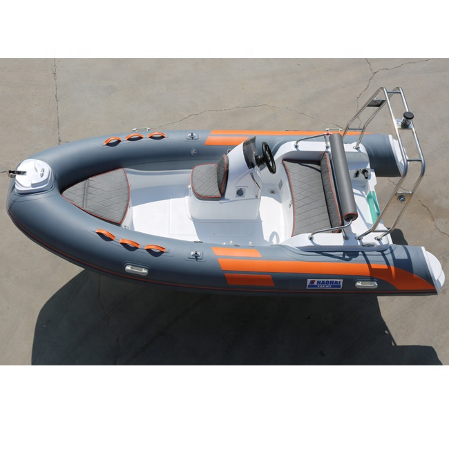 Ce rib 430 Jet Sailing Rubber Small Bateau Center Console Aluminio Zodiac Pvc Racing Plastic Rib Boat For Entertainment