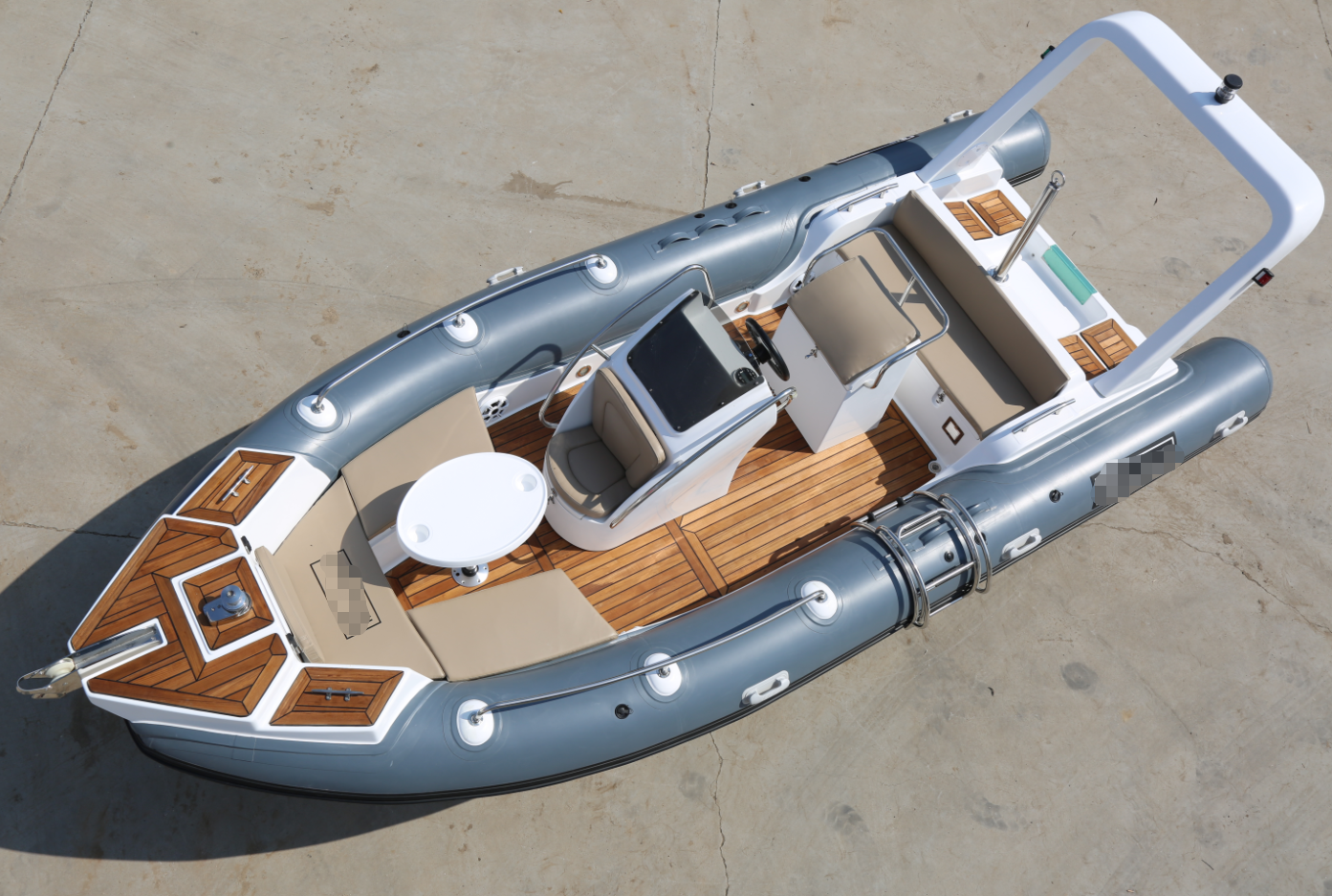 20ft RIB600 Fiberglass Hull Floor luxurious  Boat For Sale