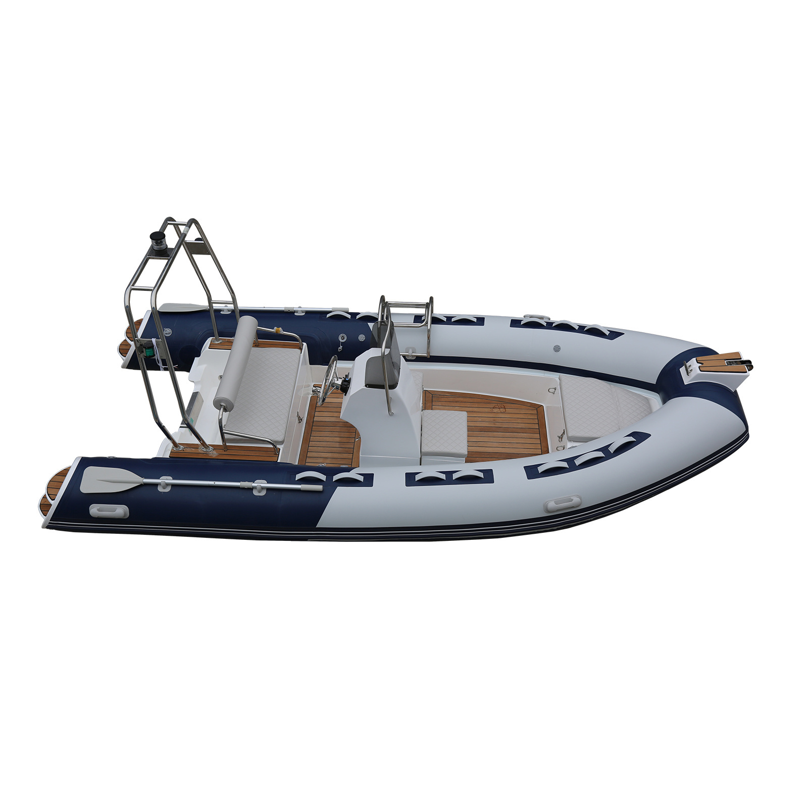 Haote Cabin Cruiser Rigid Passenger new Hovercraft Canoe Pedal Patrol inflatable rib Boat For Sale