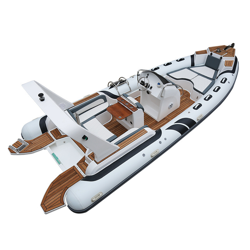 inflatable boat fiberglass floor fishing inflatable rib boats with CE certification