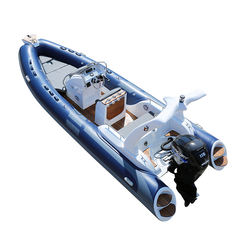 Haote Rafting Hypalon Sport Cabin Cruiser Rigid Passenger Used new Hovercraft Canoe Barche Rigide Boat For Entertainment