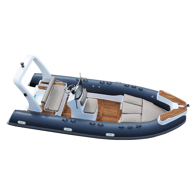 Inflatable Rubber Boat RIB 550 Luxury Zodiac Boats with CE in Hypalon or PVC Fishing and Sport Dinghy Made In China