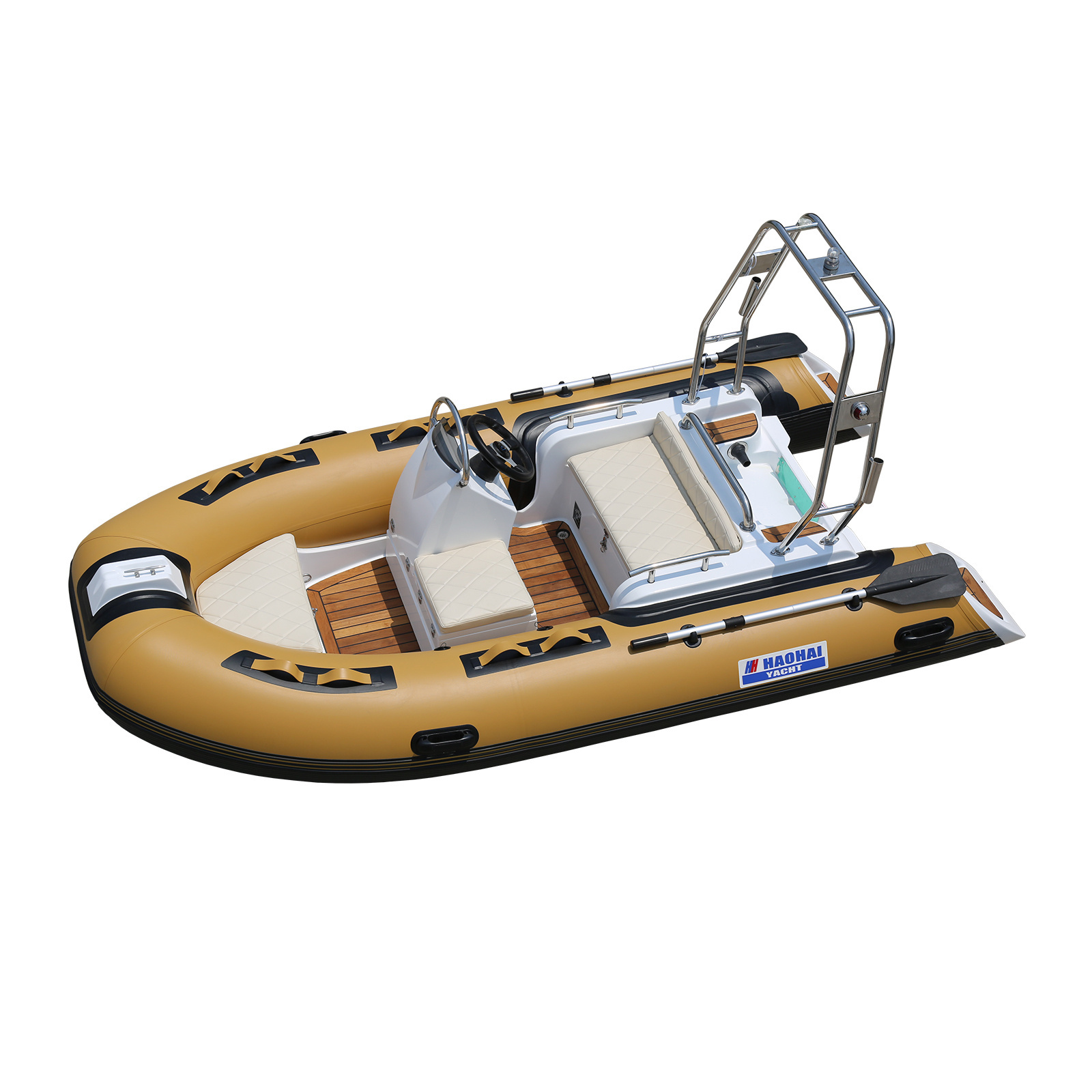 Hot Ce China Small Racing PVC Boat with Custom Logo Pontoon Raft Jet Sailing Bateau Custom Made Center Console for Rowing