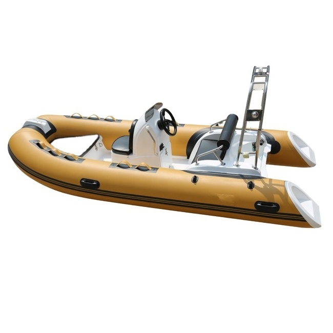 Hot China Hypalon Sport Cabin Cruiser Rigid Passenger Used Fiberglass Hull Floor Hovercraft Canoe Fibreglass Barche Boat For Sale