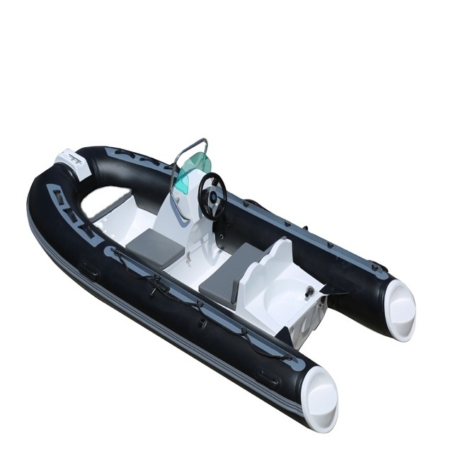 China Hypalon Sport Cabin Cruiser Rigid Passenger Used Fiberglass Hull Floor Hovercraft Canoe Fibreglass Rib Boat For Sale