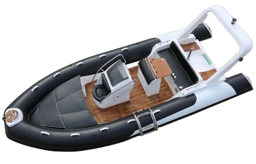 Plastic Rafting Hypalon Sport Cabin Cruiser Rigid Passenger Used Fiberglass Hull Floor Hovercraft Boat For Sale