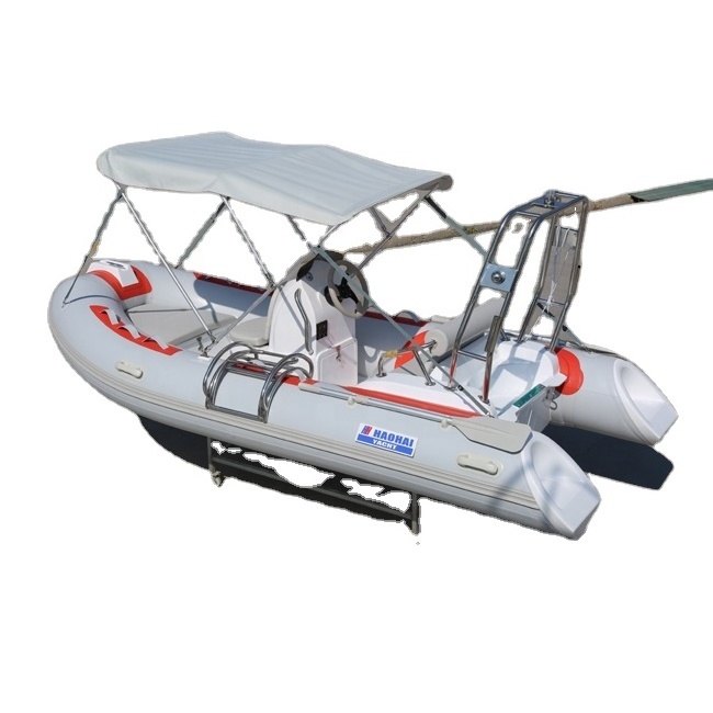 Ce China Rowing Yacht Boats Fishing Rib Aluminum Kayak Speed Vessel Luxury Fiberglass  Pontoon Raft Jet rib 390 Boat