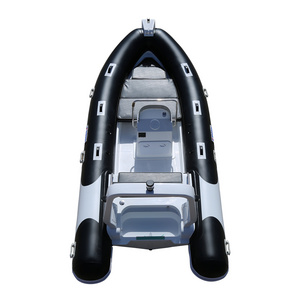 Ce Hypalon Sport Cabin Cruiser Rigid Passenger Hovercraft Deep V Canoe inflatable rib Boat