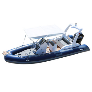 Haote Rafting Hypalon Sport Cabin Cruiser Rigid Passenger Used new Hovercraft Canoe Barche Rigide Boat For Entertainment