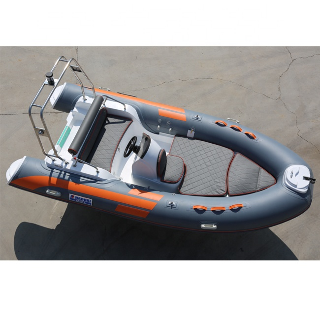 Ce rib 430 Jet Sailing Rubber Small Bateau Center Console Aluminio Zodiac Pvc Racing Plastic Rib Boat For Entertainment