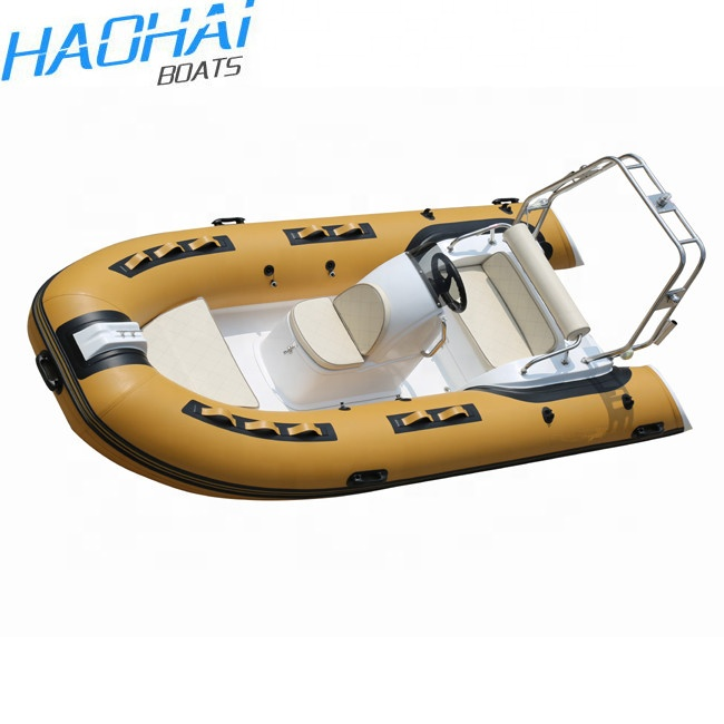 Hot China Hypalon Sport Cabin Cruiser Rigid Passenger Used Fiberglass Hull Floor Hovercraft Canoe Fibreglass Barche Boat For Sale