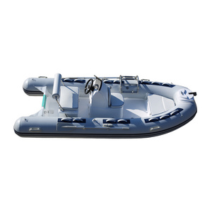 China Plastic Rafting Hypalon Sport Rigid Passenger Used Fiberglass Hull Floor Hovercraft Boat For Entertainment