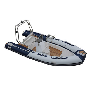 Haote Cabin Cruiser Rigid Passenger new Hovercraft Canoe Pedal Patrol inflatable rib Boat For Sale