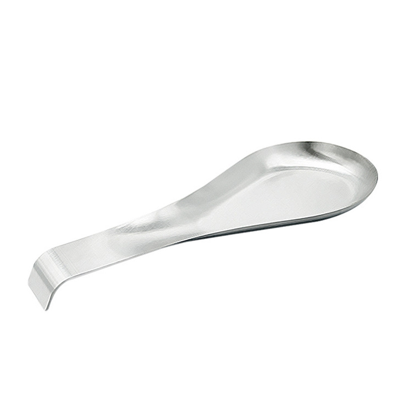 Wholesale Custom Stainless Steel Spoon Ladle Holder Reusable Spoon Spatula Rest for Kitchen