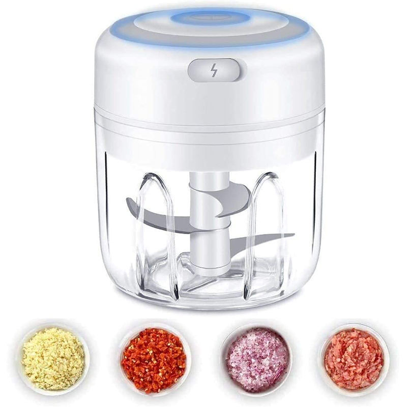 Hot Sale BPA Free Cordless Meat Grinder with USB Charging Portable Vegetable Chopper Electric Mini Garlic Chopper Onion Mincer