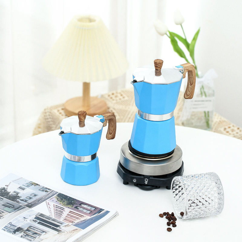 hot selling coffees moka maker espresso maker moka pot custom espresso Italian coffee maker moka pot