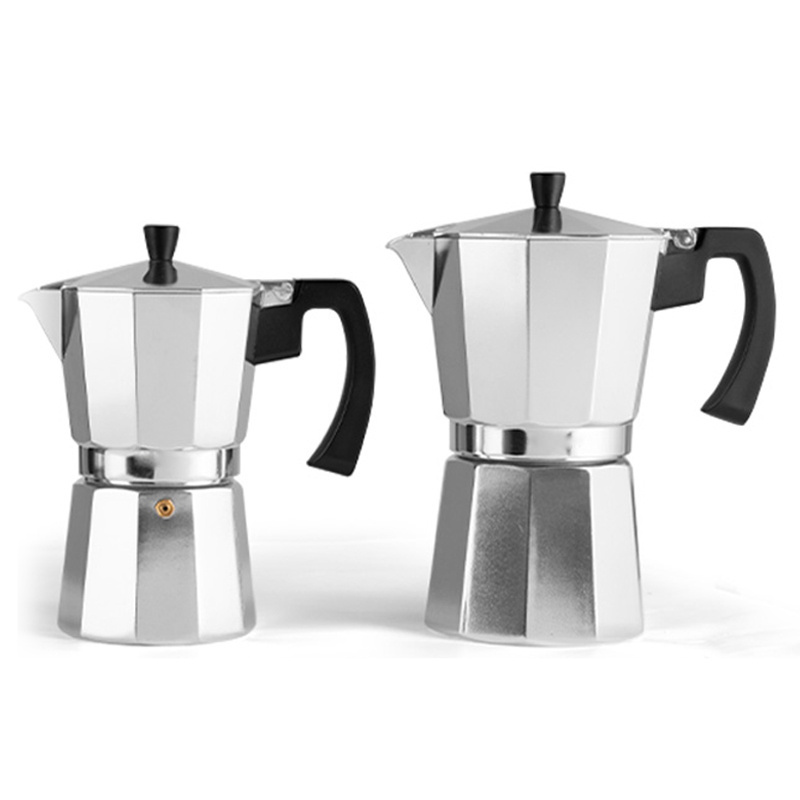 Hot selling PCS Classic Stovetop Aluminum Espresso Maker Italian Coffee Maker Moka Pot 3 Cups