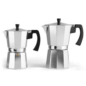 Hot selling PCS Classic Stovetop Aluminum Espresso Maker Italian Coffee Maker Moka Pot 3 Cups