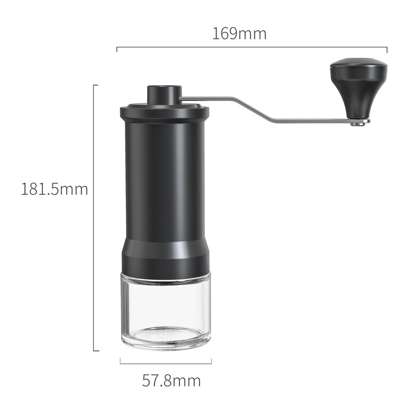 Hot sale portable coffee maker adjustable coffee bean grinder mills food grade ceramic burr manual coffee grinder oem