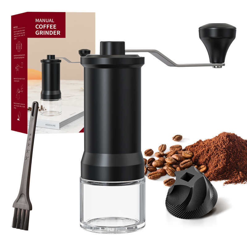 Hot sale portable coffee maker adjustable coffee bean grinder mills food grade ceramic burr manual coffee grinder oem