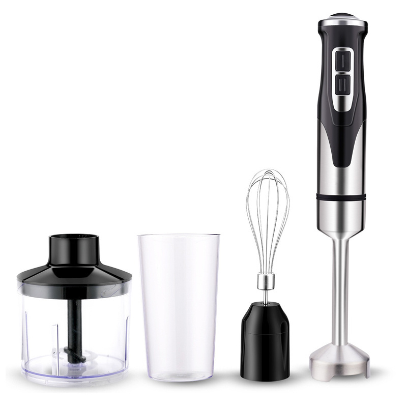 USB Rechargeable Mini Handheld DC motor electric household food processor hand blender with storage cup