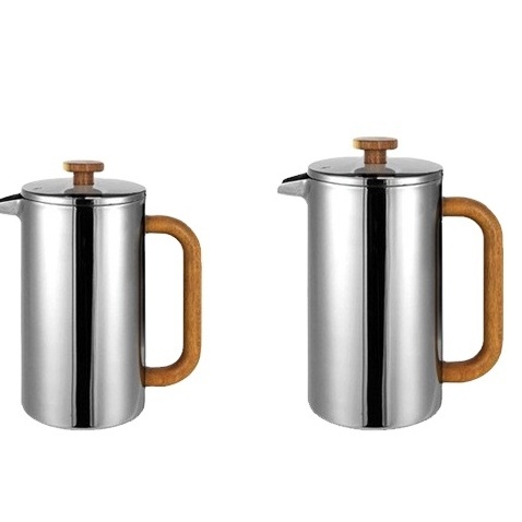 Wholesale Food Grade 304 Stainless Steel French Press Coffee Maker Coffee Press with food grade filter