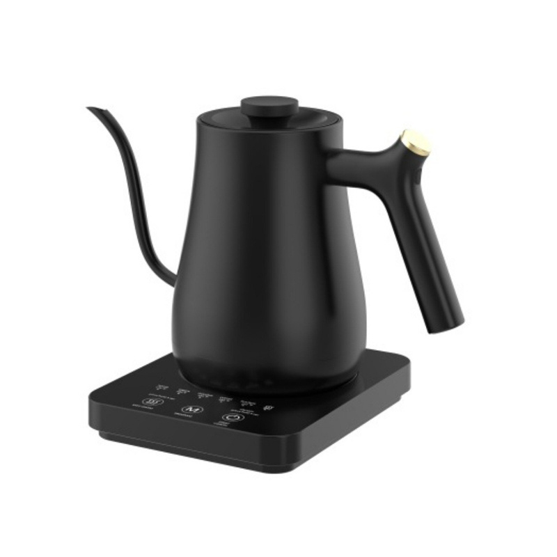 Smart Household Electric Coffee & Tea Kettle with Gooseneck & Long Narrow Spout Digital Lid Pour-over Stovetop Espresso Maker