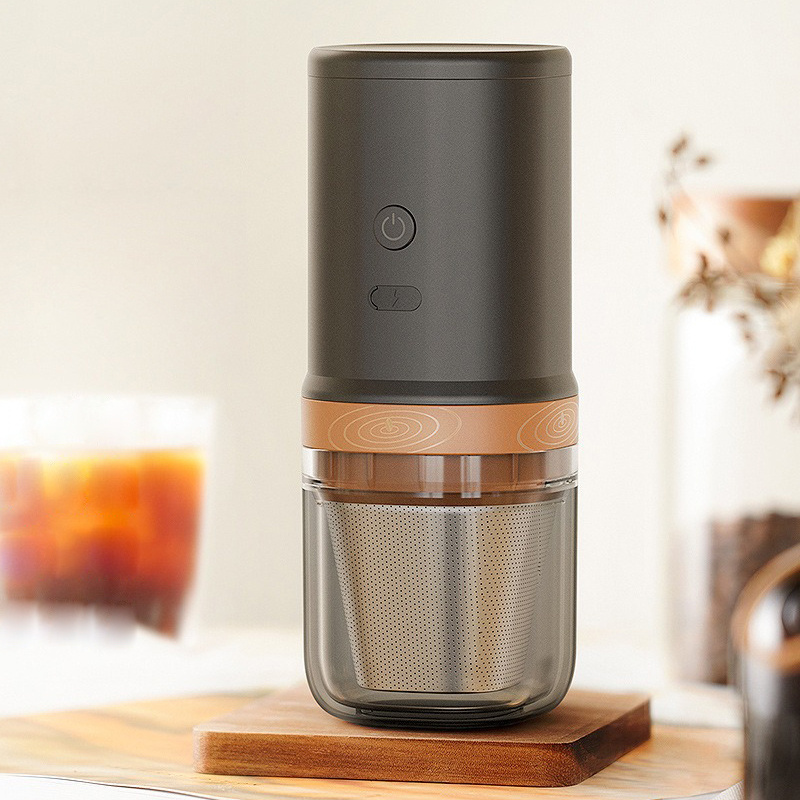 Electric Coffee Grinder Maker Grinding & brewing all-in-one USB Grinder Machine Home Travel Ceramic Grinding Core