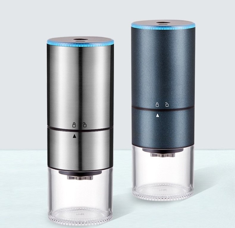 Hotean Salt and Pepper Grinder Mill With Adjustable Coarseness stainless steel USB rechargeable coffee grinders