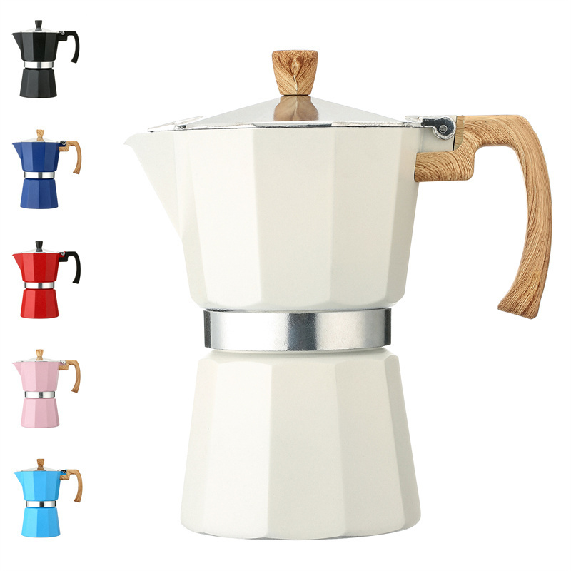 espresso coffee maker moka pot with Barista tool aluminum espresso coffee moka pot express pour over drip italian stovetop