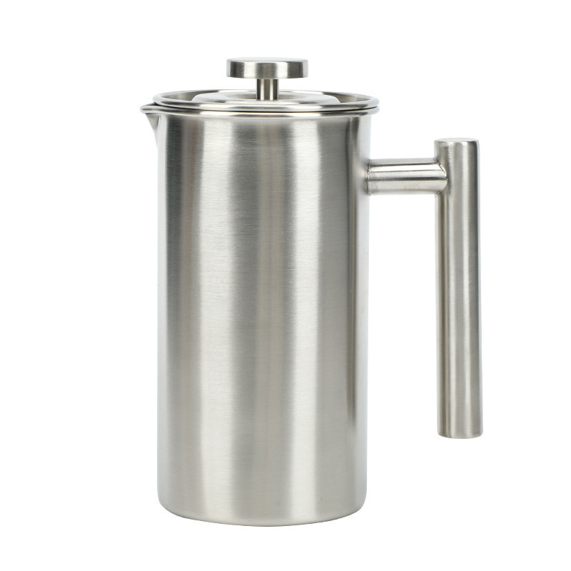 Espresso Coffee Percolator Stainless steel french 1L percolator coffee maker tea strainer stainless steel for camping